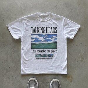 Talking Heads Graphic T-Shirt This Must Be the Place Lyric Tee 70s Rock Inspired